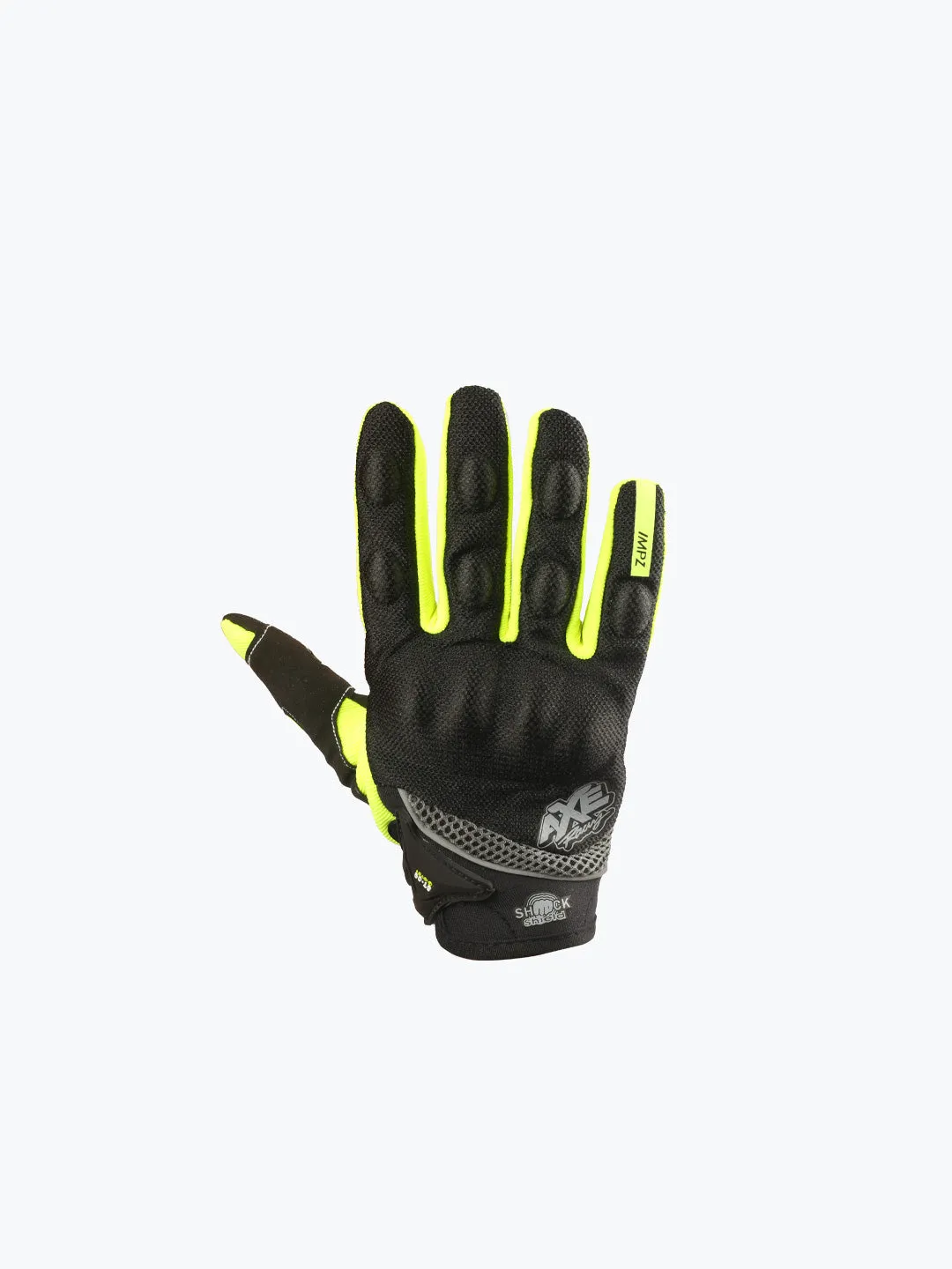 AXE Racing Gloves ST09 Black Yellow