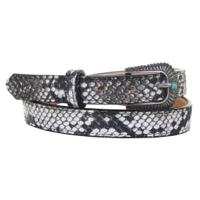 B1098 - Cobra Snake Print Belt