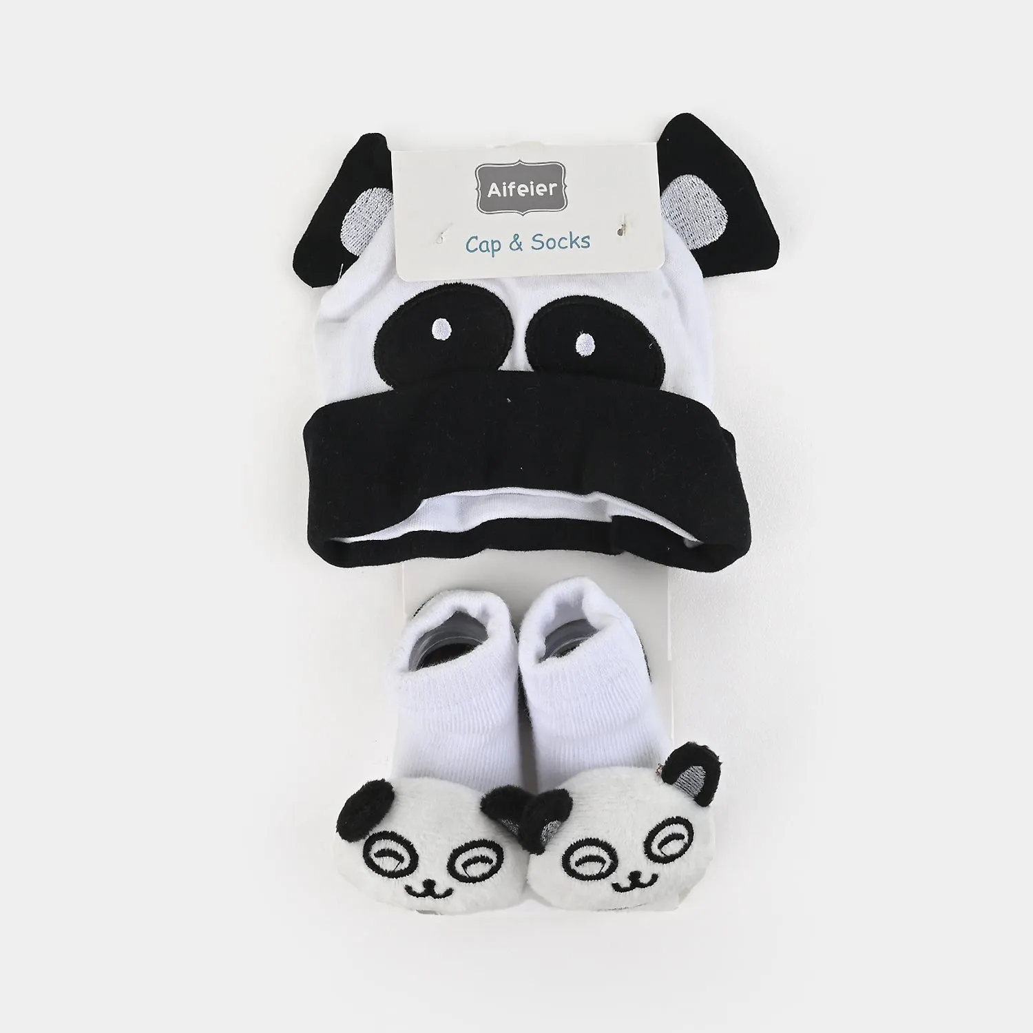 Baby Cap/Hat & Socks/Booties Set | 0-3M 