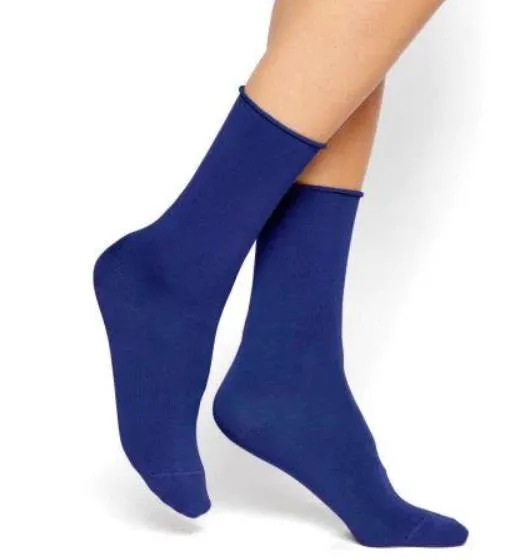 Bleuforet Cotton Roll-Top Socks