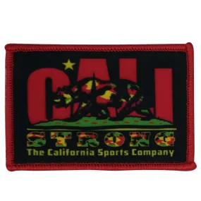 CALI Strong Original Urban Camo Rasta Hook-and-Loop 2x3 Morale Patch