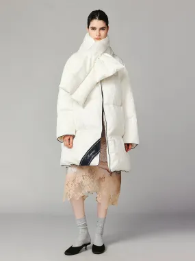 Duvet-inspired puffer coat