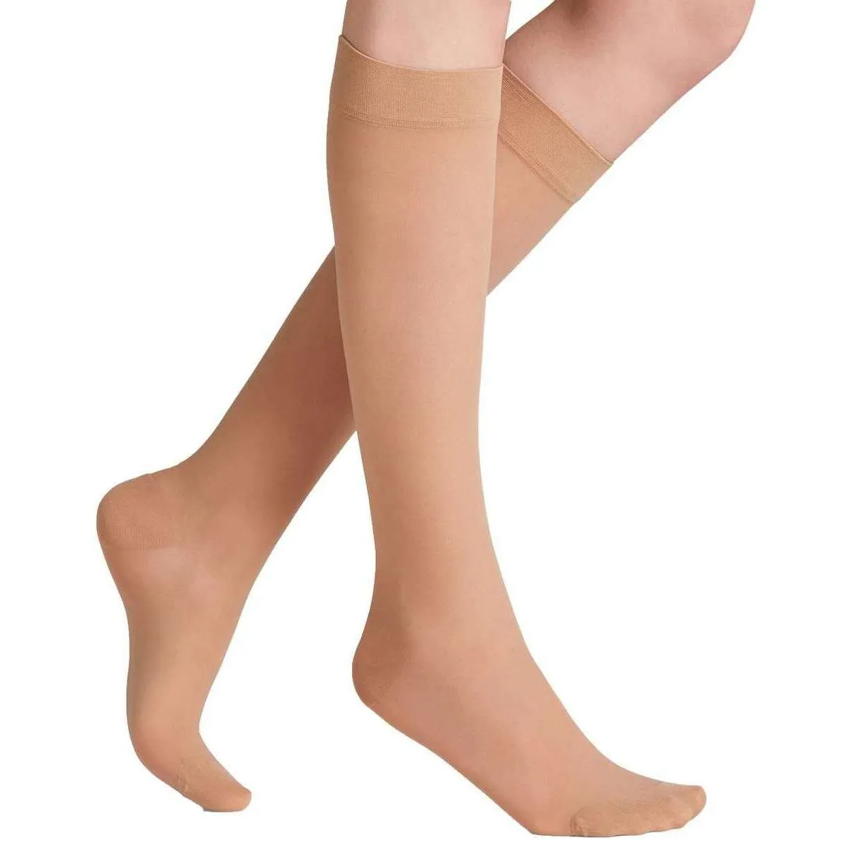 Falke Energize 30 Denier Knee-High Socks - Cocoon Beige