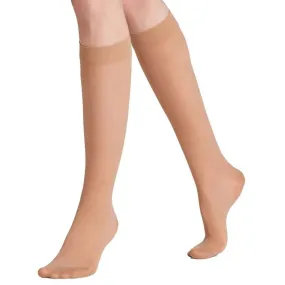 Falke Energize 30 Denier Knee-High Socks - Cocoon Beige