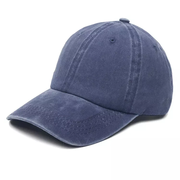 Hazy Blue Luca Unisex Cotton Sports Cap