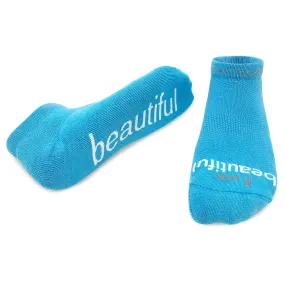 I am beautiful™ aqua low-cut socks