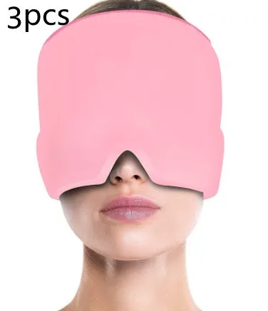 Ice Compress Headache Eye Mask Hat Relief For Migraines, Stress, And Tension Massage Tool