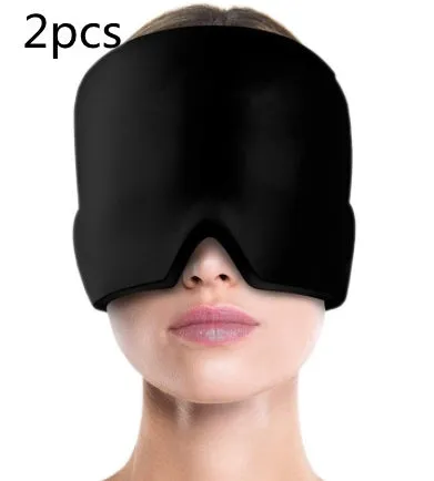 Ice Compress Headache Eye Mask Hat Relief For Migraines, Stress, And Tension Massage Tool