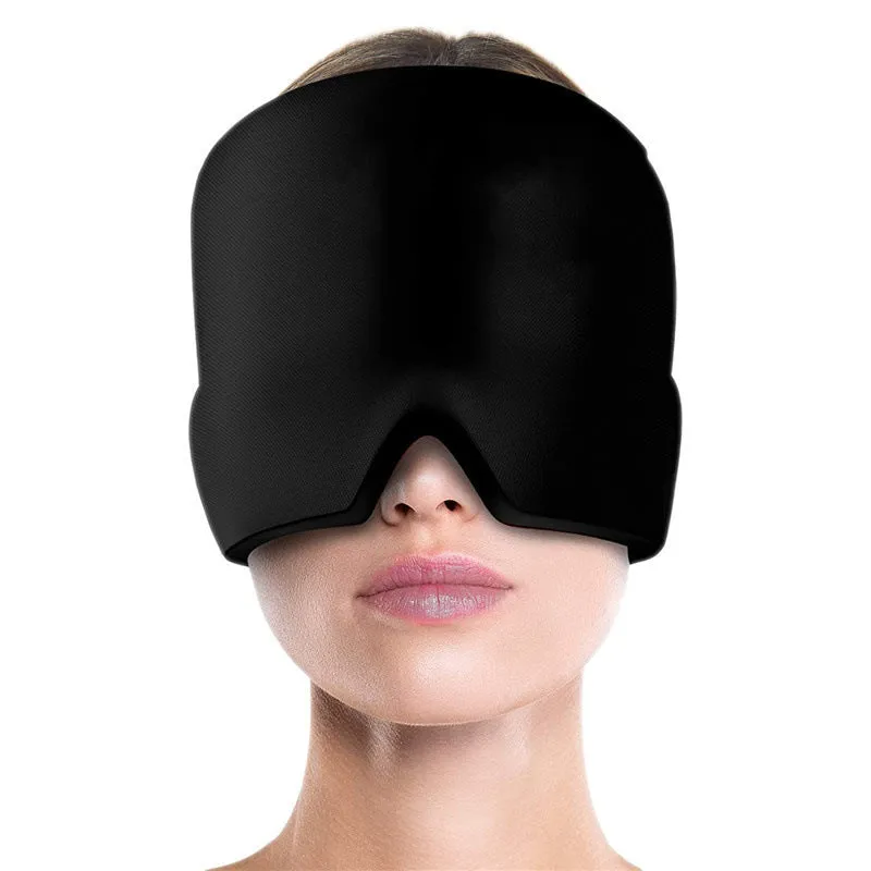 Ice Compress Headache Eye Mask Hat Relief For Migraines, Stress, And Tension Massage Tool