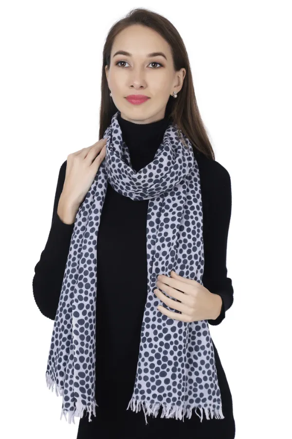 Indigo Dot Delight Scarf