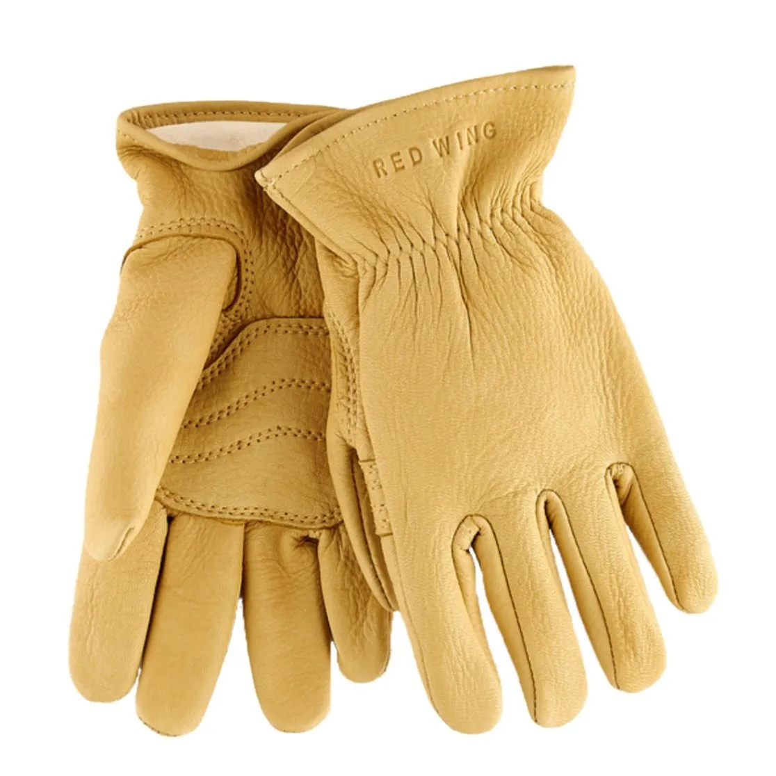 LEATHER GLOVE | Lined Buckskin | Yellow