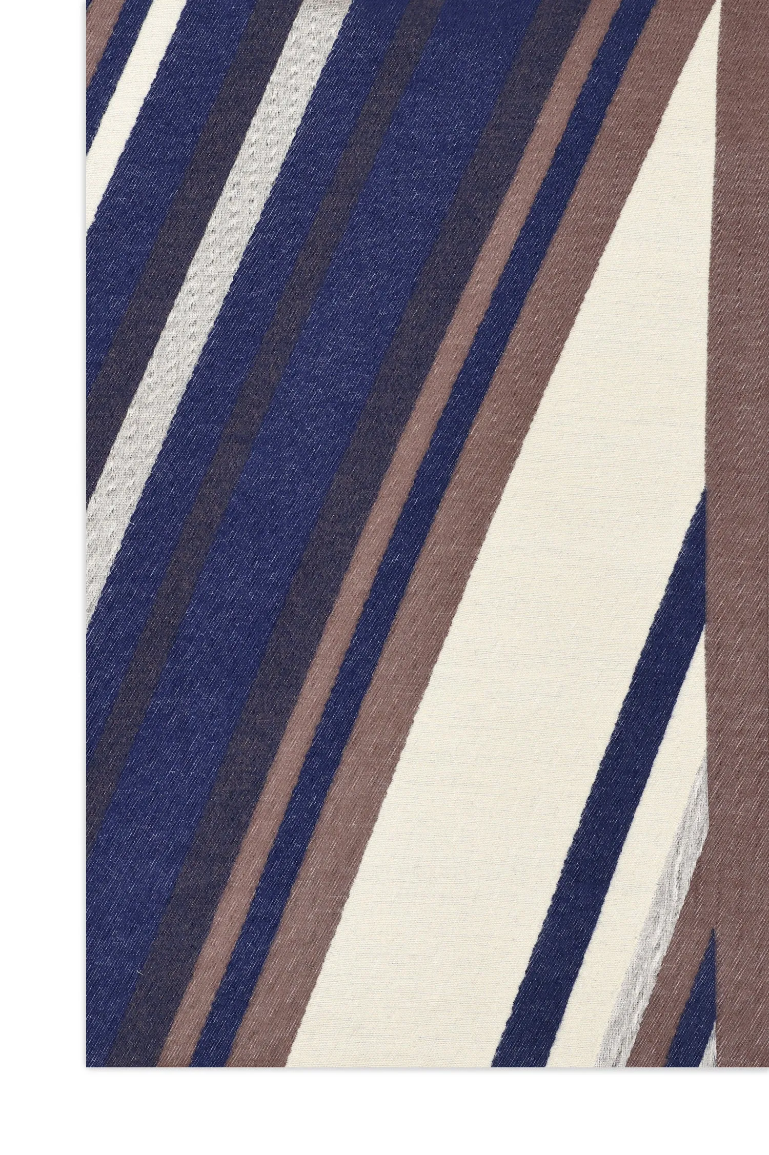 LINEAR LUXE SCARF-NAVY