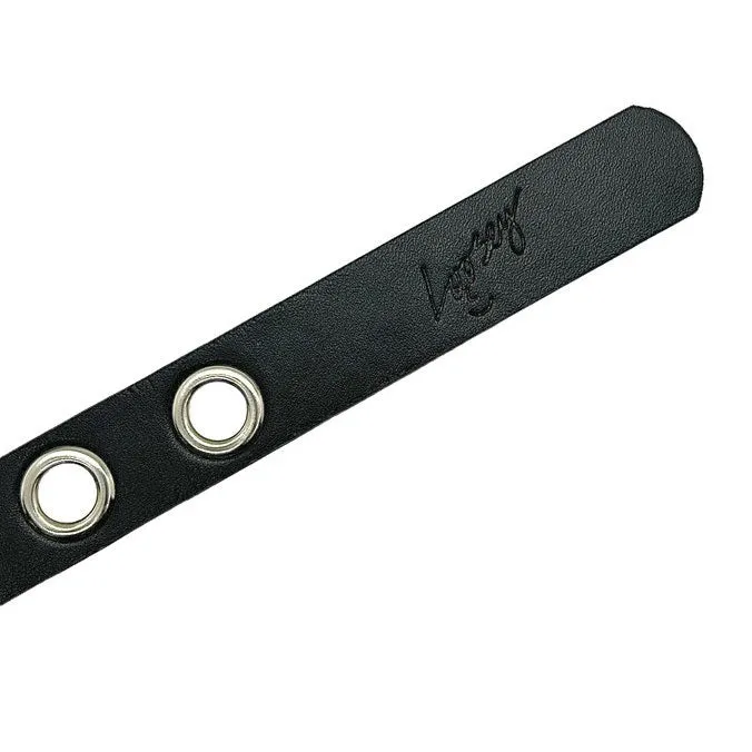 Loosey 'Skinny Black Grommet Hole' Belt