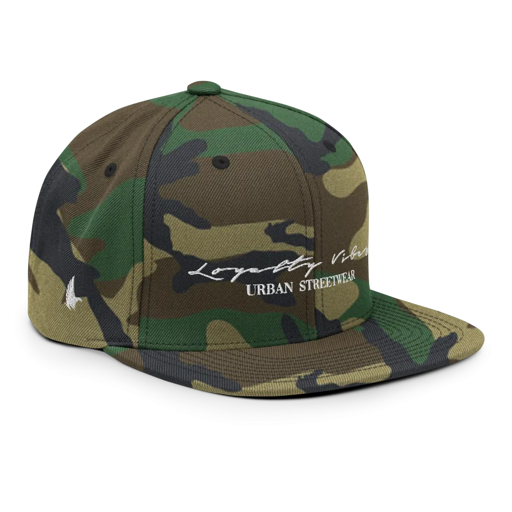 Loyalty Vibes Urban Camo Snapback Hat