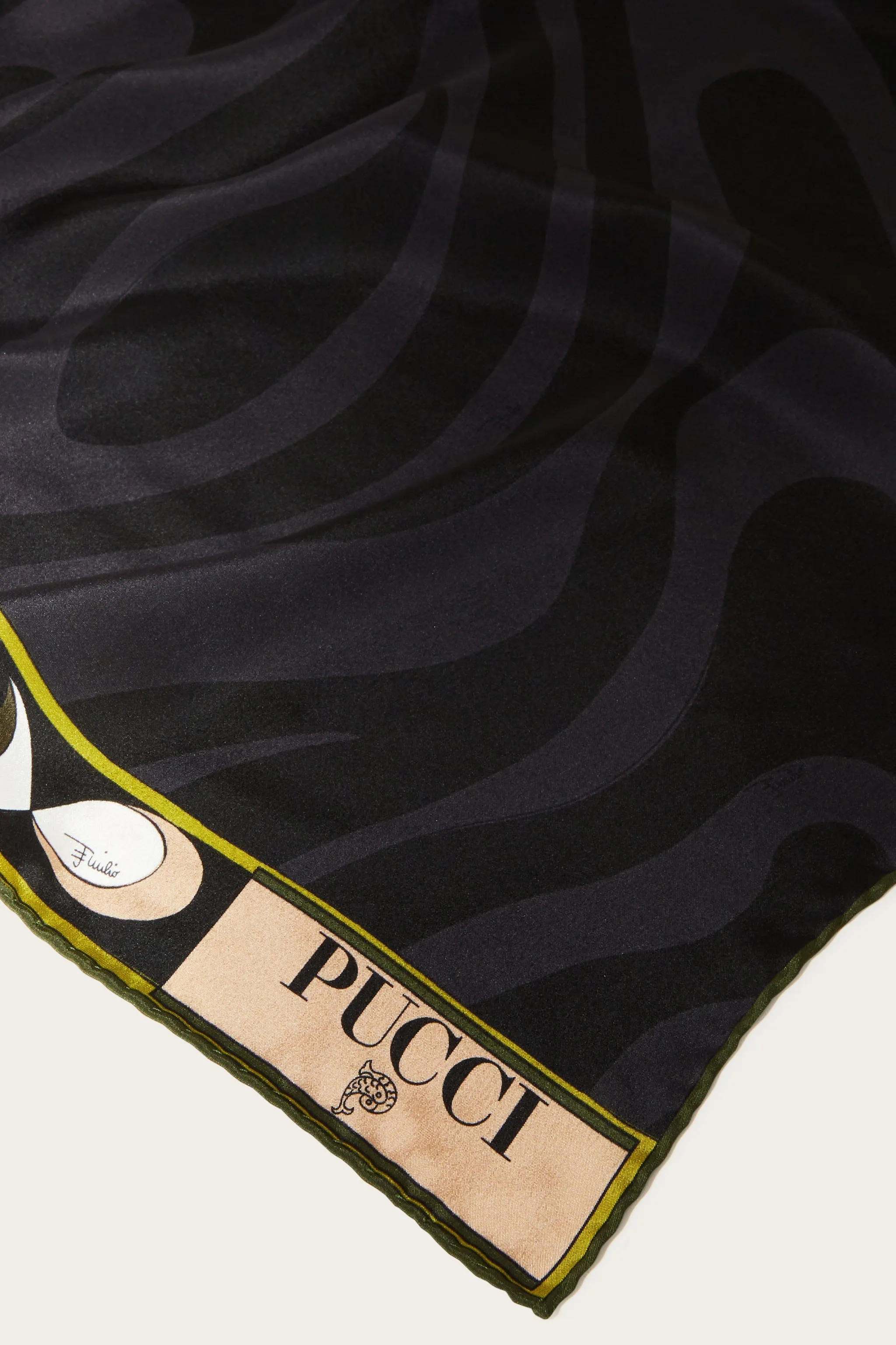 Marmo And Pesci-Print Silk-Twill Stole