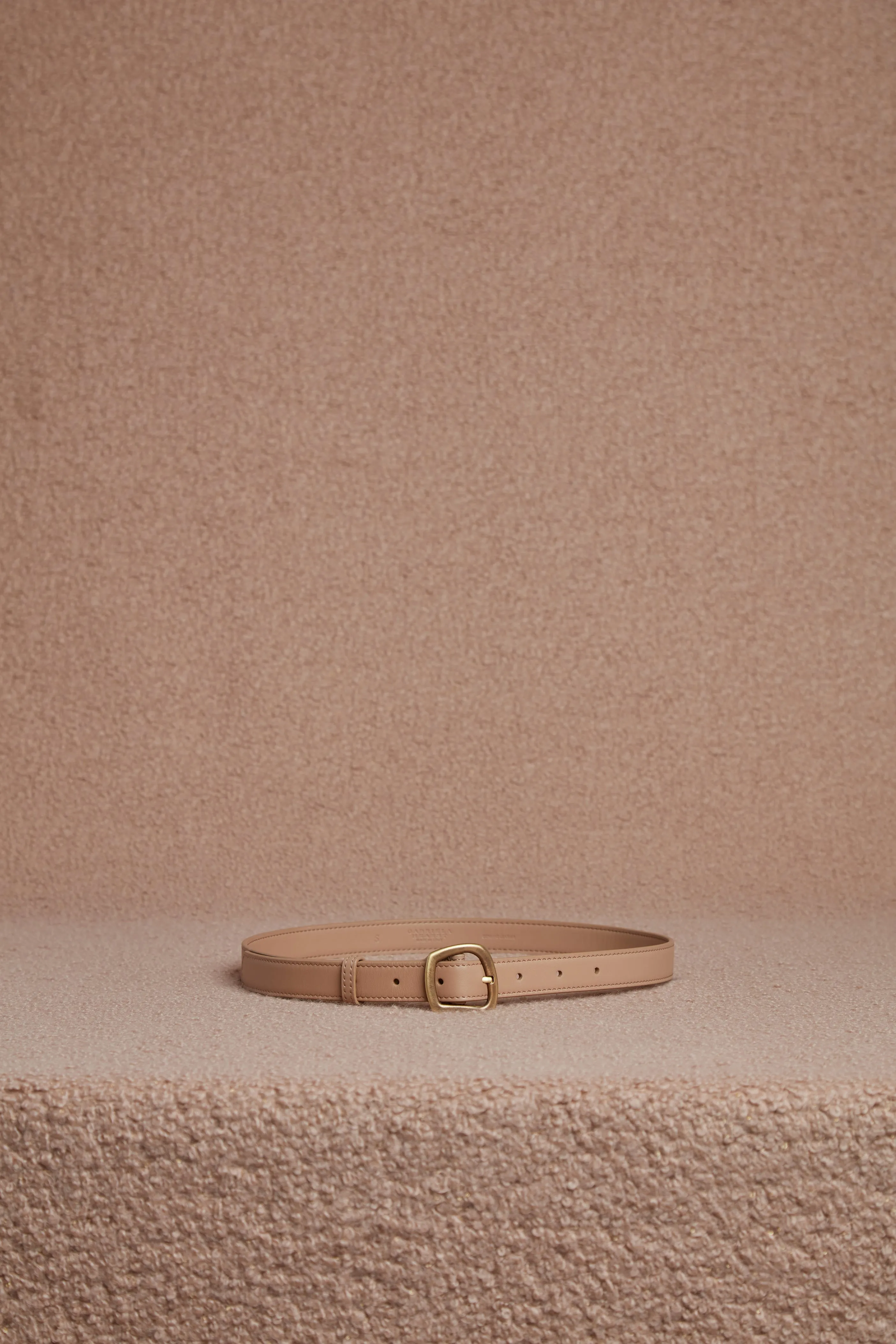 Small Simone Belt in Nude Leather