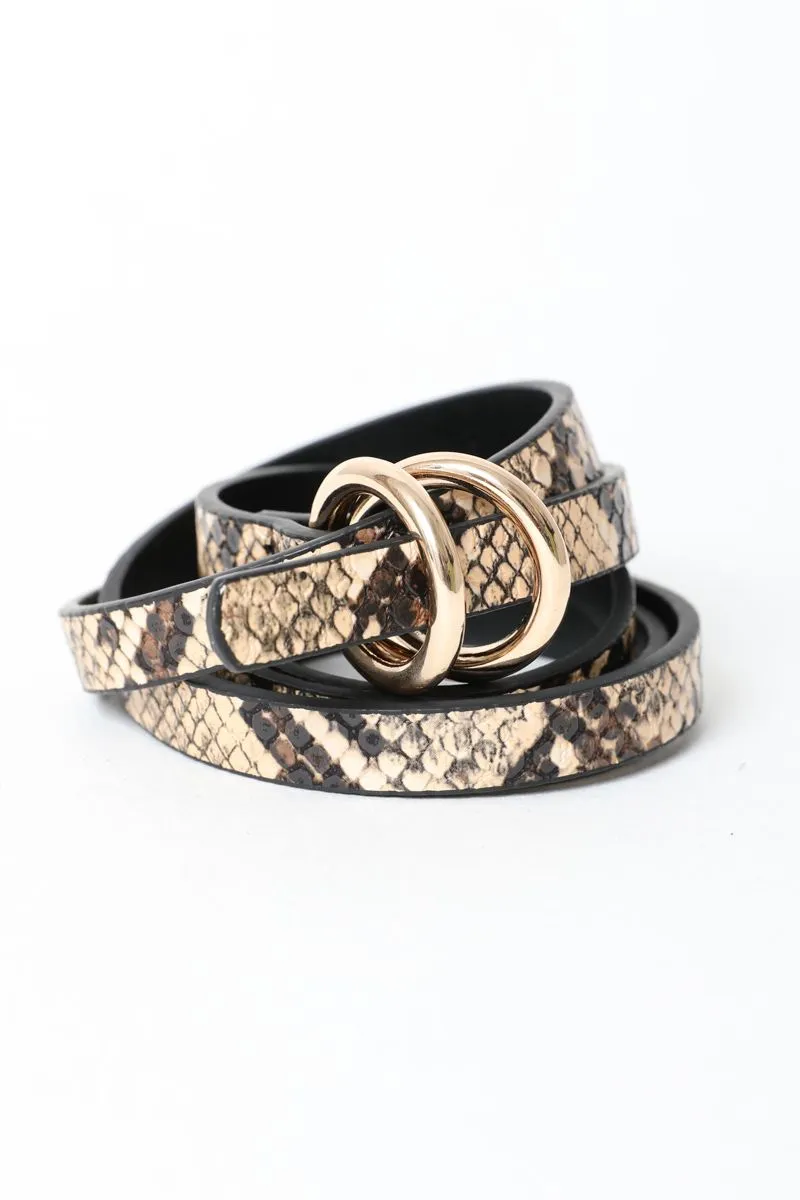 Snake Double Ring Belt