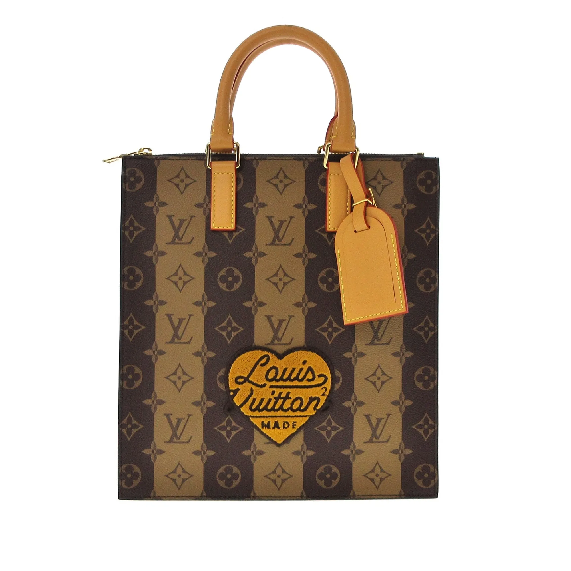 Trendy Inspired Louis Vuitton X Nigo Sac Plat Cross Monogram Canvas