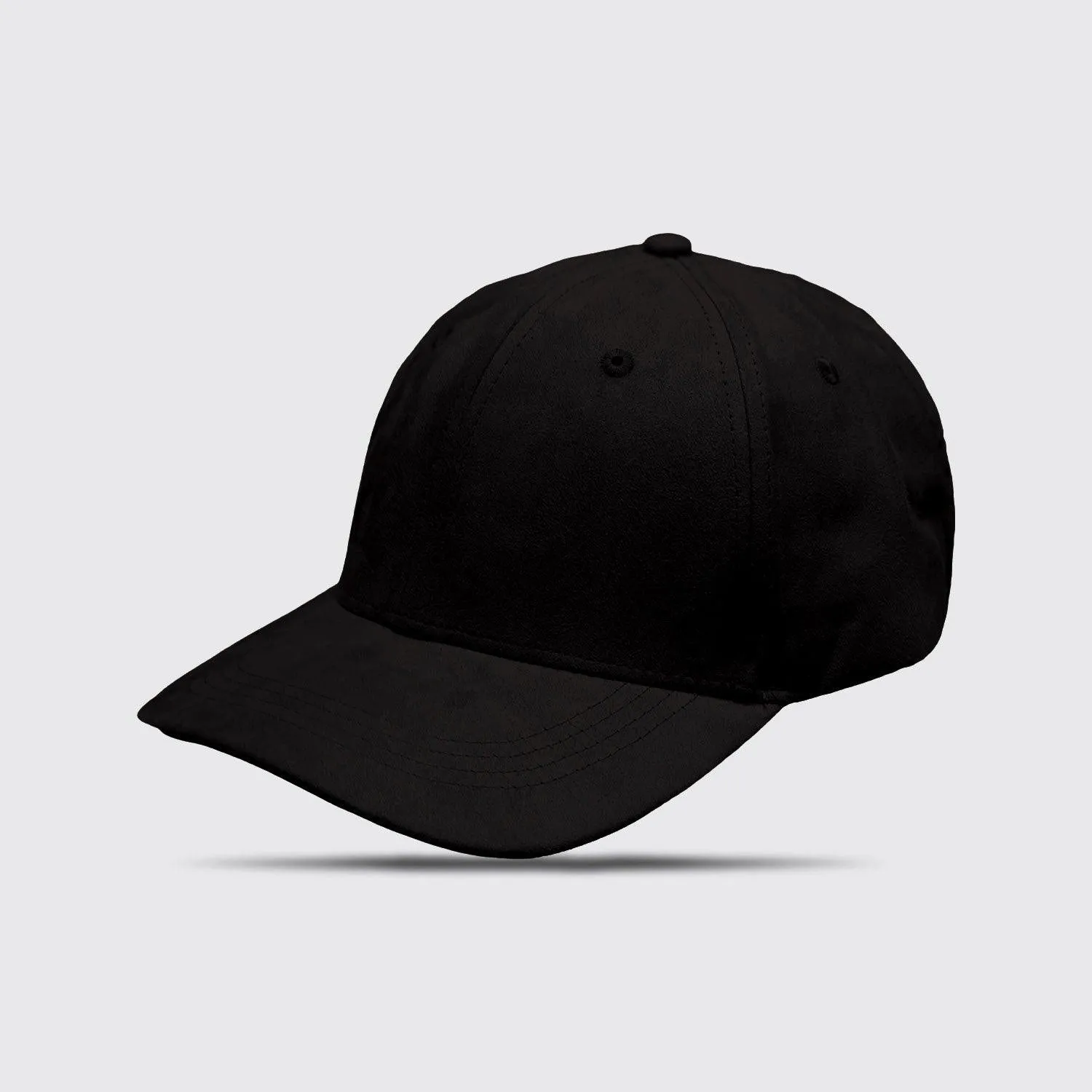 TYNT-Plain Black Suede Cap Unisex