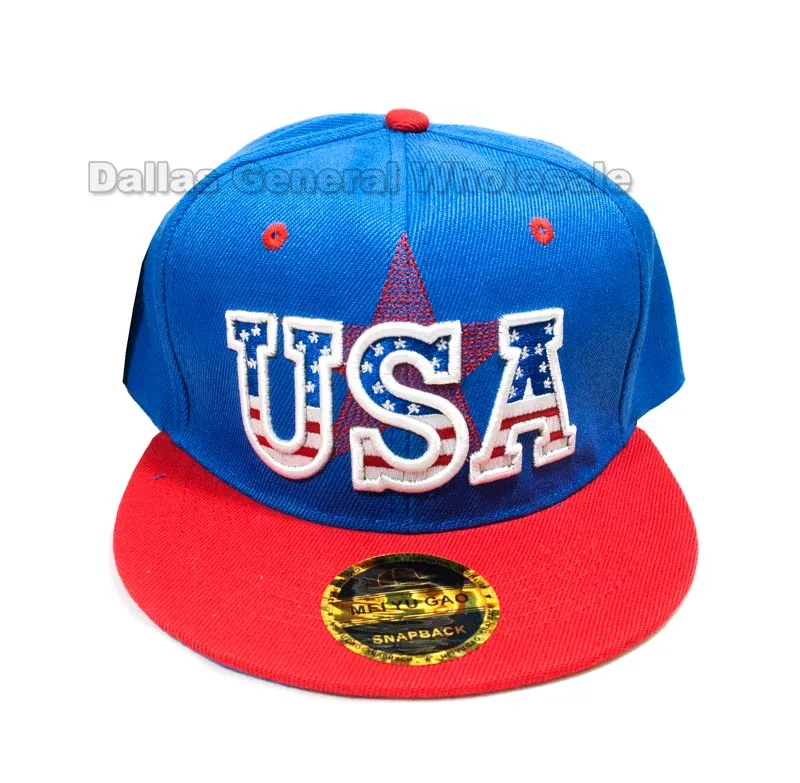 USA Flat Bill Trendy Caps Wholesale