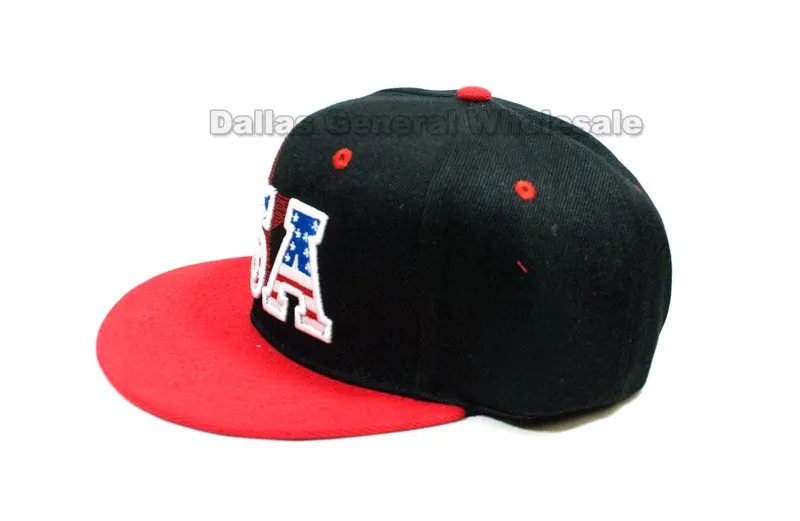 USA Flat Bill Trendy Caps Wholesale