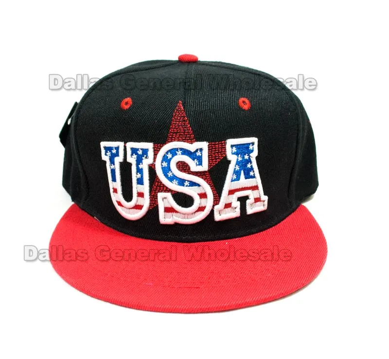 USA Flat Bill Trendy Caps Wholesale