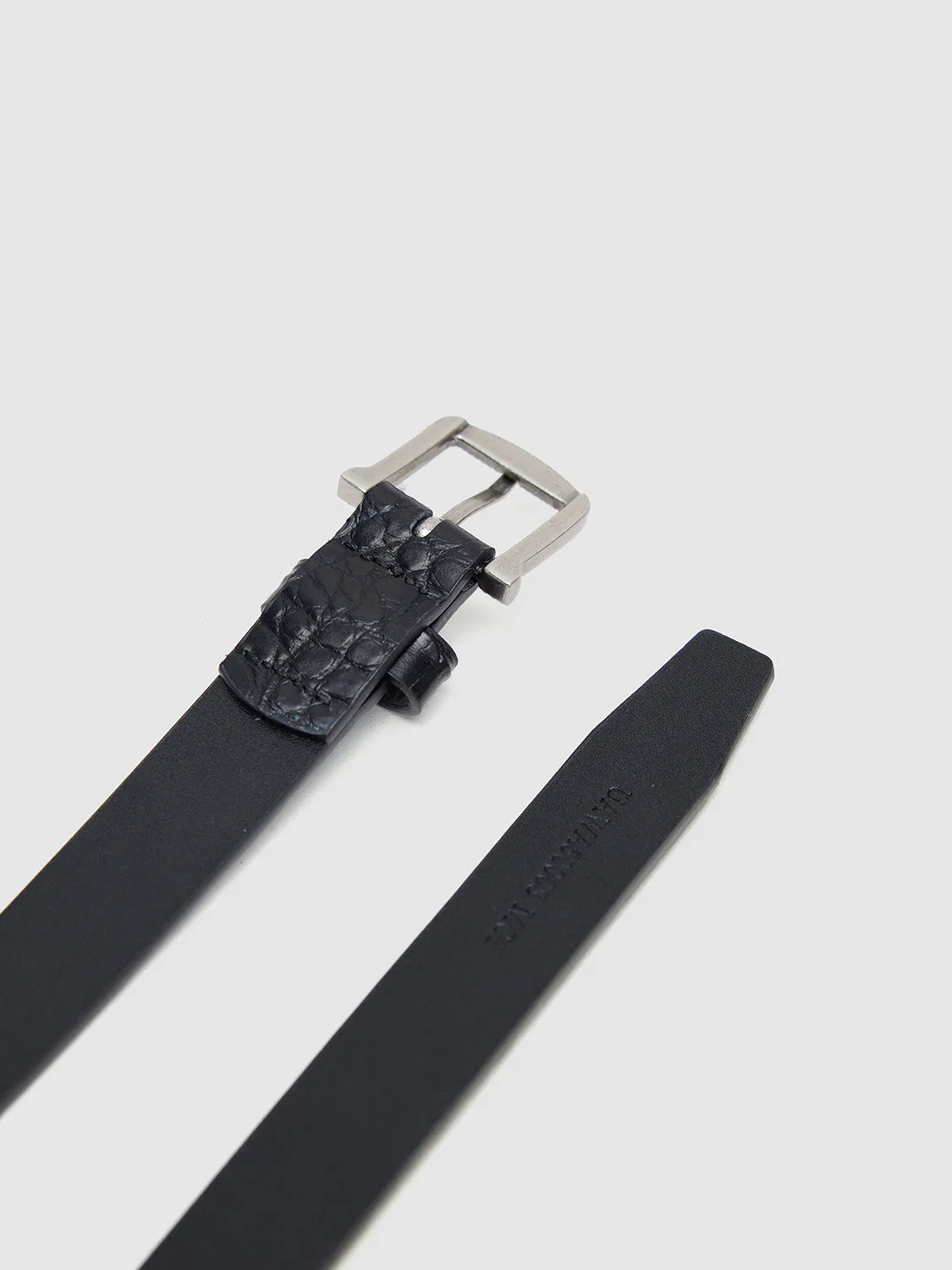 Vegan Leather Skinny Belts