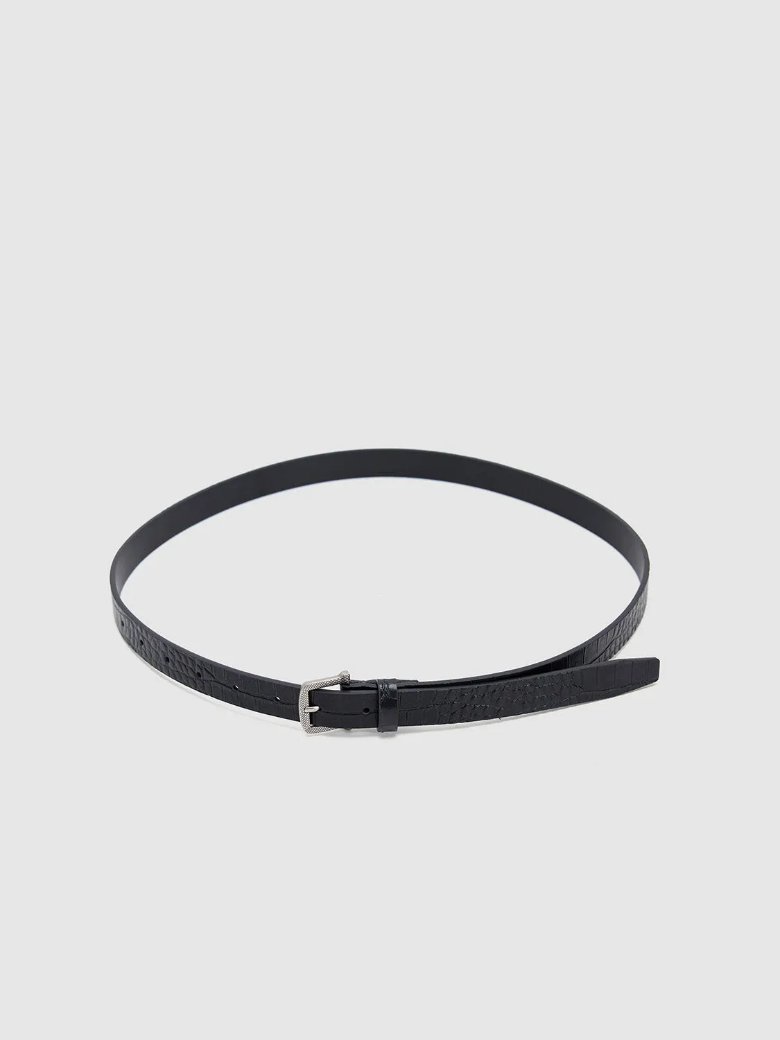 Vegan Leather Skinny Belts