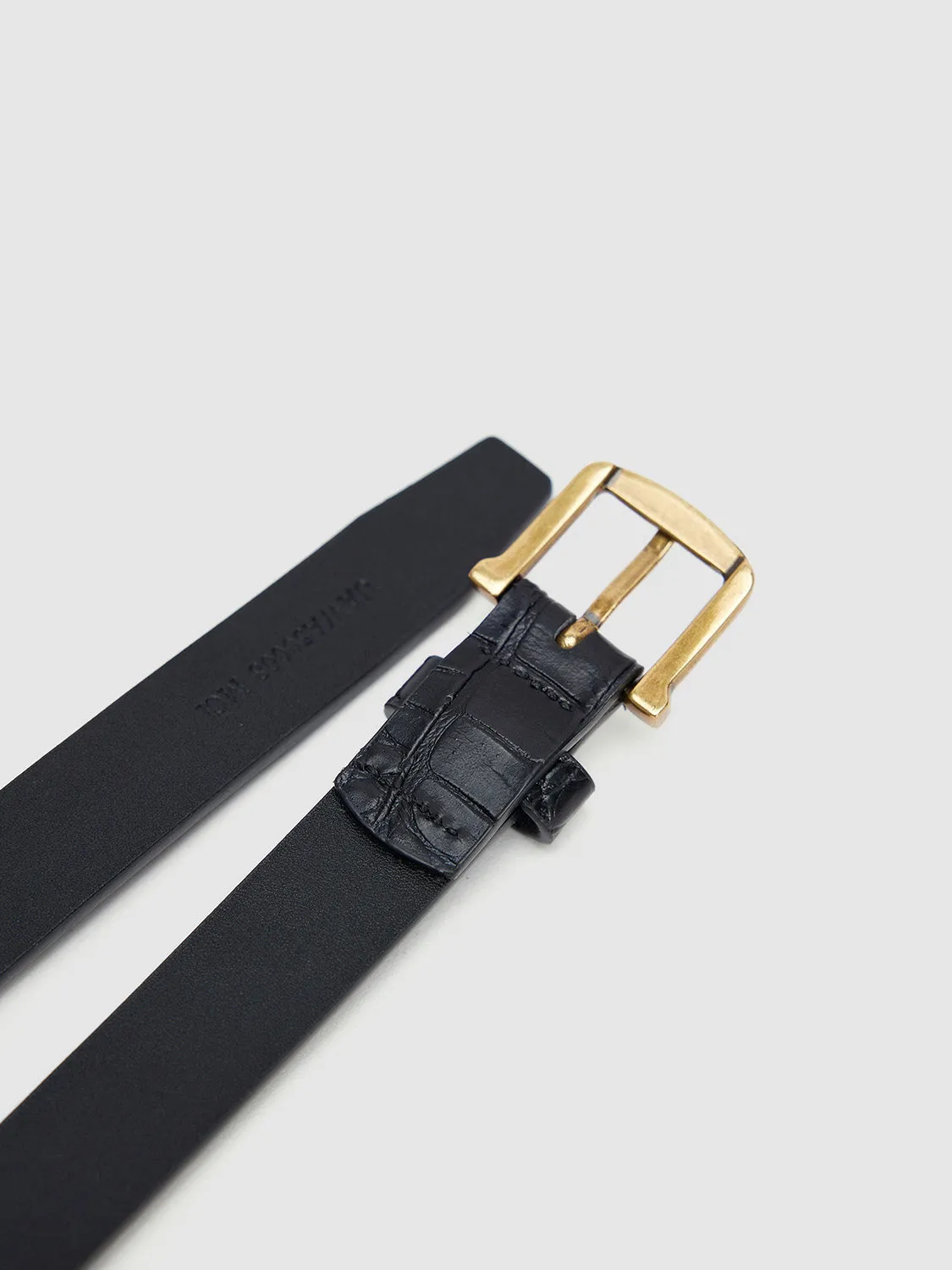 Vegan Leather Skinny Belts