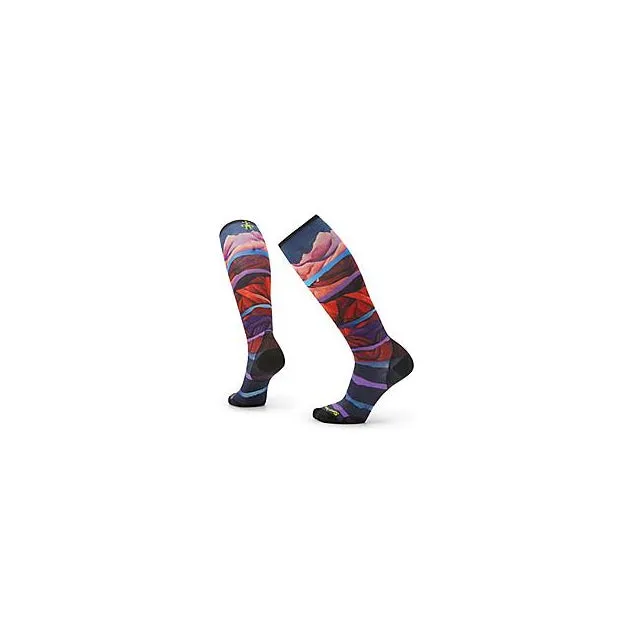 Womens Ski Zero Cushion Print Otc Socks